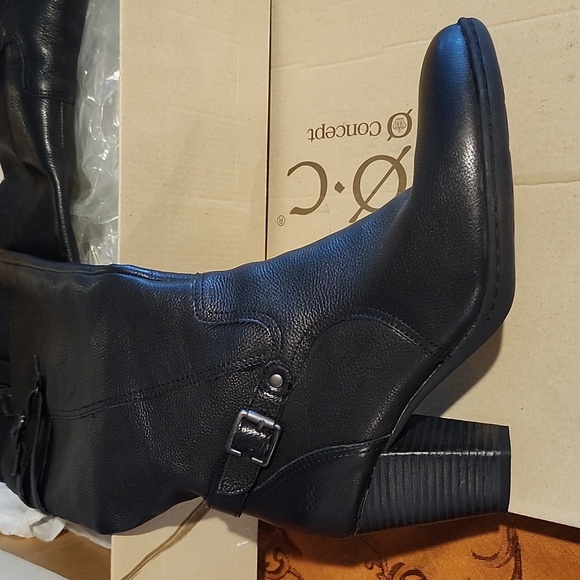 Born on Concept 3", 16" Knee High Boots Genuine Leather - Picture 3 of 7